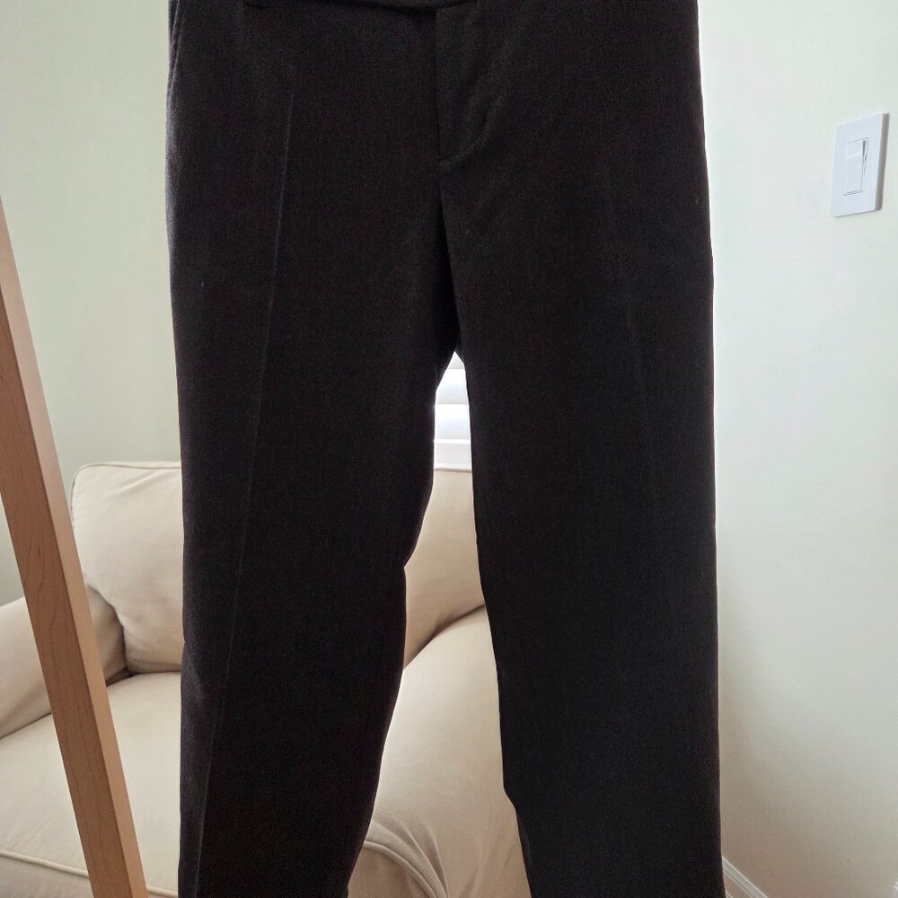 VINCE Wool Crop Pants, Brown, Size 8 NWT